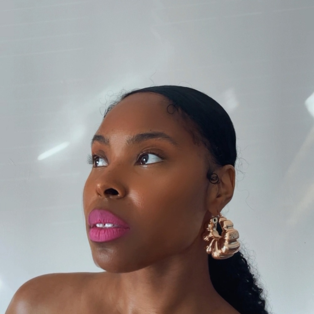 Rose Gold Chunky Earring Set